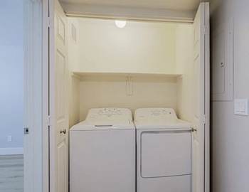 Full-size washer/dryer